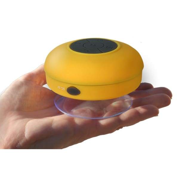 Wusic Waterproof Shower Speaker Yellow - Shower Speaker