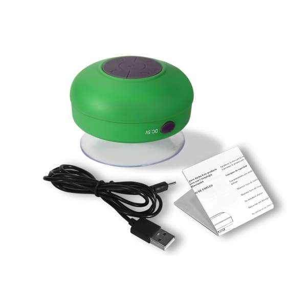 Wusic Waterproof Shower Speaker Green - Shower Speaker