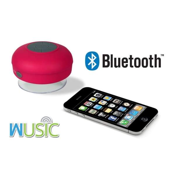  a mobile device with a shower speaker