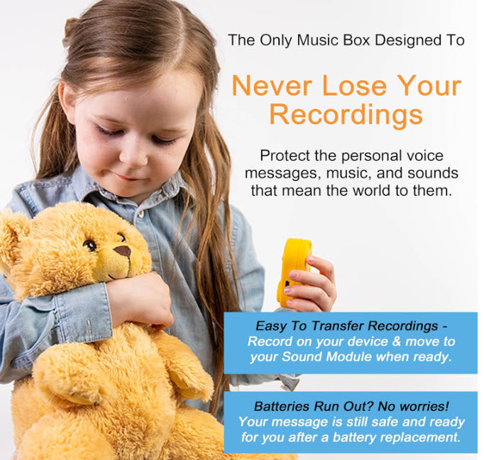 Friendly Songs Sound Module - 2 Hour Voice Box for Stuffed Animals