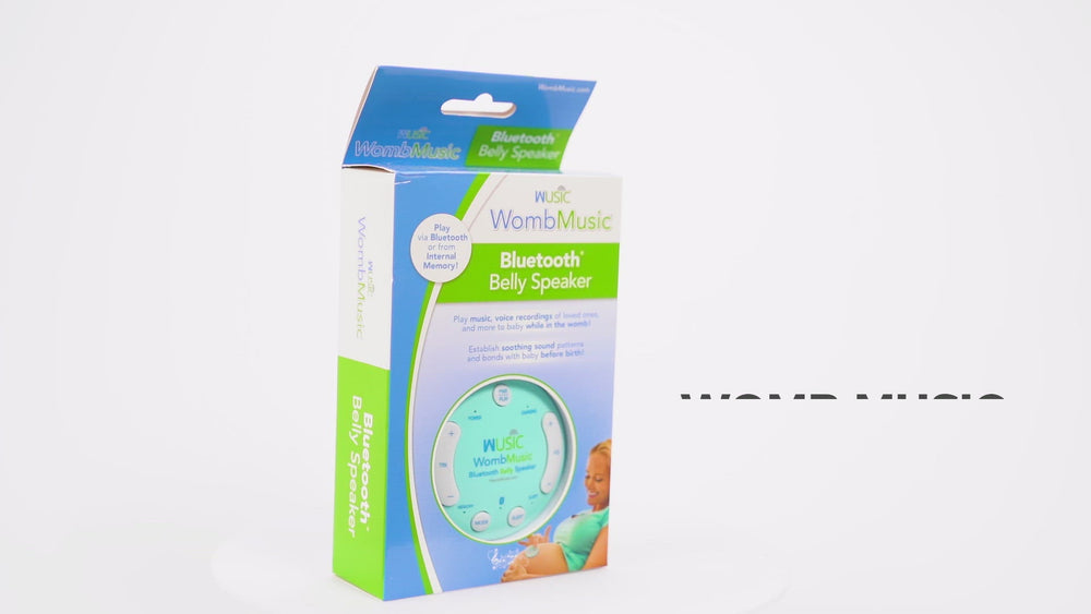 Short video of the WombMusic Bluetooth Belly Speaker by Wusic
