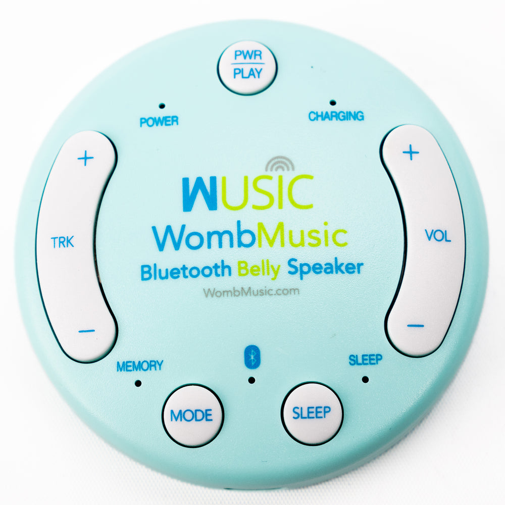 Wusic Wombmusic Bluetooth Pregnancy Belly Speaker - Play Music, Sounds & Voices to Baby - No Annoying Wires