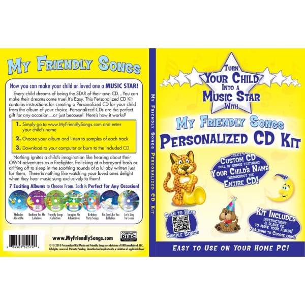 Friendly Songs Personalized Music Kit - Personalized Music for your Child