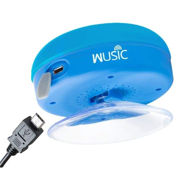 Wusic Waterproof Shower Speaker Blue - Shower Speaker
