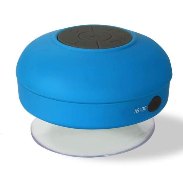 Wusic Waterproof Shower Speaker - Blue - Shower Speaker